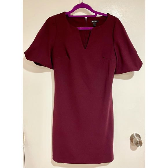 Express Puff Sleeve mini dress - Picture 5 of 7